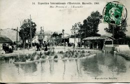 N°58108 -cpa Marseille -exposition électricitré -mas Provençal- - Exposición Internacional De Electricidad 1908 Y Otras