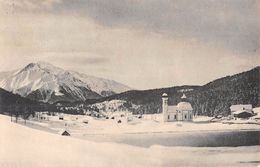 06733 "AUSTRIA - TIROLO - SEEFELD SEEKAPELLE MIT HOCHEDER" PAESAGGIO INNEVATO. CART  SPED 1921 - Seefeld