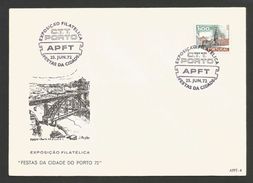 Portugal Cachet Commémoratif  Expo Philatelique Porto 1972 Event Postmark Stamp Expo - Postal Logo & Postmarks