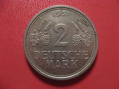 Allemagne - 2 Deutsche Mark 1951 J 3259 - 2 Mark