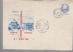 COVER SEPECIAL ROUMANIE, Envelope RUMANIEN, 1969 EXHIBITION PHILATELIC R.S.ROMANIA R.D.GERMANA - Brieven En Documenten