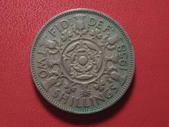 Grande-Bretagne - UK - 2 Shillings 1958 3398 - J. 1 Florin / 2 Shillings