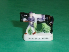 Fèves / Sports : Cheval , Personnage équitation , Le Lad Et Le Cheval  N° 4 , 2002    T124 - Sport