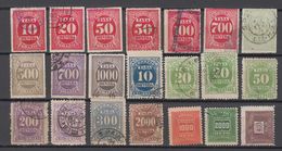 Brazil Brasil Due 21 Stamps Used - Segnatasse