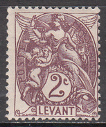 FRANCE-LEVANT     SCOTT NO. 22      MINT HINGED       YEAR  1902 - Unused Stamps