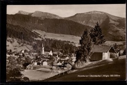 Oberstaufen - S/w Ortsansicht 9   Das Deutsche Niederlindewiese - Oberstaufen