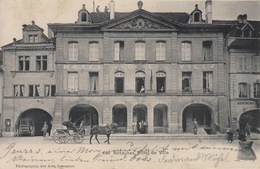 Avenches - Place De L'Hôtel De Ville, 18.VI.1905. Animée. Carte Précurseur - VD Vaud