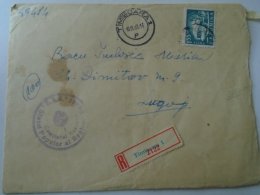 D154310  Romania Cover Timisoara  1963  Sfatul Popular Al Regiunii Banat - Covers & Documents