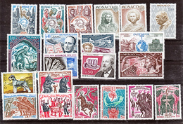 Monaco 1974 Année Complète Postes 953 à 1002 Neuf ** TB  MnH  Sin Charnela Cote 173 - Full Years