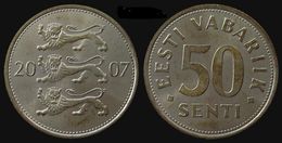 ESTONIE - 50 SENTI EESTI VABARIIK (2007) - Estonia