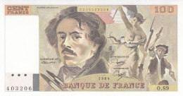 Billet 100 F Delacroix 1984 FAY 69.8b Alph. O.89 NEUF - 100 F 1978-1995 ''Delacroix''