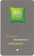 @ + CLEF D'HÔTEL : IBIS STYLES - BIENVENUE. - Tarjetas-llave De Hotel