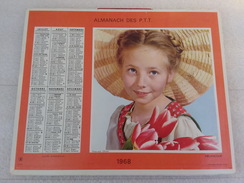 Calendrier OBerthur Almanach Des PTT 1968 - Formato Grande : 1961-70