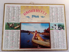 Calendrier Oller Almanach Des PTT 1966 - Tamaño Grande : 1961-70