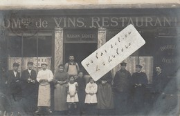 COURBEVOIE - Maison DEOTTE - Commerce De Vins , Restaurant     ( Carte Photo ) - Courbevoie