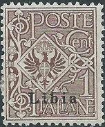 ITALY ITALIA ITALIEN ITALIE 1912 OCCUPAZIONE LIBIA - 1CENT Bruno - Libia