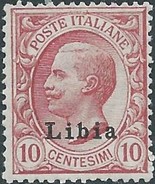 ITALY ITALIA ITALIEN ITALIE 1912 OCCUPAZIONE LIBIA - 10C Rosa - Libye