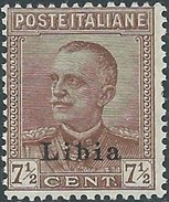 ITALY ITALIA ITALIEN ITALIE 1928-29 OCCUPAZIONE LIBIA - 7,1/2 Bruno - Libye