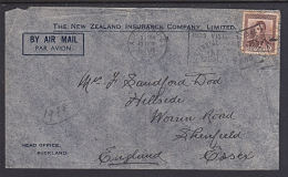 E0264 NEW ZEALAND 1938, Airmail Cover Auckland To UK - Lettres & Documents