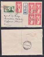 E0266 NEW ZEALAND 1945, Registered Cover Wellington To Levin - Brieven En Documenten