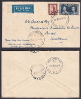 H0080 NEW ZEALAND 1937, FFC New Auckland - Wellington Return Air Service - Covers & Documents
