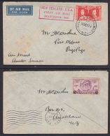 J0080 NEW ZEALAND 1930,  New Zealand - USA Air Mail Service, FFC To Pago Pago (Samoa), RARE Auckland Railway Cancel - Brieven En Documenten