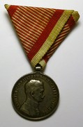 Hongrie Hungary Ungarn 1917  "" Medal Of Bravery "" KAROLY / FORTITUDINI "" Silver Medal 2nd Class - Sonstige & Ohne Zuordnung