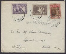 Brief Verstuurd Op 8/12/39 Van Dibaya Naar Knokke - Storia Postale