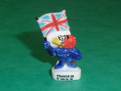 Fèves / Fève / Sports : France 98 , Footix Drapeaux 1998 P 20 , 1995 , Foot , Angleterre    T124 - Deportes