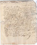 TB 2239 - LAC - Famille De MORIES - Lettre Taxée MP MENDE Pour MARVEJOLS ( Lozère ) - 1801-1848: Vorläufer XIX