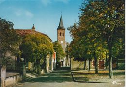 CPSM Villeneuve-de-Marsan - La Place Et L'église - Villeneuve De Marsan