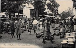 CPA TOGO Afrique Noire Type Ethnic écrite Marché Palimé - Togo