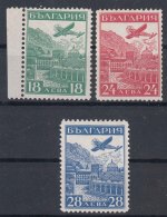 Bulgaria 1932 Airmail Mi#249-251 Mint Never Hinged - Ungebraucht