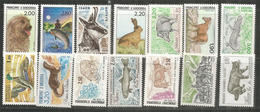 La Faune En Andorre.  14 Timbres Neufs ** Différents - Sonstige & Ohne Zuordnung