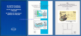 FINLAND 1986 SPECIAL ANNIVERSARY PHILATELIC SERVICE DOUBLE PACK WITH ALAND 1986 ALL THE STAMPS - Annate Complete