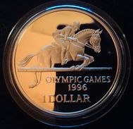 BERMUDA 1 DOLLAR 1996 SILVER PROOF "OLYMPIC GAMES 1996" - Bermuda