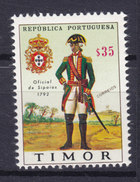 Timor 1967 Mi. 348   0.35 E Militäruniform Offizier Einheimischen Truppe 1792 MNH** - Timor
