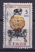 Timor 1961 Mi. 324     5 C Einheimische Kunst Art Elfenbeingefäss Mit Elefanten-deckel - Timor