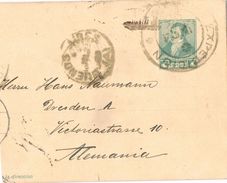 25952. Fragmento Entero Postal ROSARIO (Argentina)  1896 A Germany - Ganzsachen