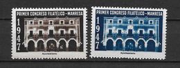 LOTE 1381  ///  PRIMER CONGRESO FILATELICO  MANRESA 1947 **MNH  LUXE        ¡¡¡¡¡¡ LIQUIDATION !!!!!!! - Nationalistische Ausgaben