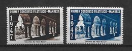 LOTE 1384  ///  PRIMER CONGRESO FILATELICO  MANRESA 1947 **MNH  LUXE        ¡¡¡¡¡¡ LIQUIDATION !!!!!!! - Nationalist Issues