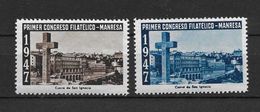 LOTE 1384  ///  PRIMER CONGRESO FILATELICO  MANRESA 1947 **MNH  LUXE        ¡¡¡¡¡¡ LIQUIDATION !!!!!!! - Emissioni Nazionaliste