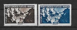 LOTE 1384  ///  PRIMER CONGRESO FILATELICO  MANRESA 1947 **MNH  LUXE        ¡¡¡¡¡¡ LIQUIDATION !!!!!!! - Emissions Nationalistes