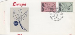 BELGIQUE - FDC EUROPA 1965 - BRUXELLES 25.9.1965  /1 - 1961-1970