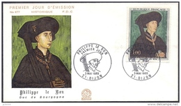 FRANCE Yvert 1587.Enveloppe  1er Jour, FDC Philippe Le BON - 1970-1979