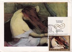 1976 - PAINTING - NARODOWE MUSEUM (KRAKOW) - W, SLEWINSKI - Cartes Maximum