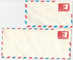 USA POSTAL STATIONERY UNUSED AIR MAIL ENVELOPES (8) - 1961-80