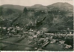 Rochemaure  Vue Générale Aérienne Sur Le Village Et Les Ruines Du Château   Cpsm Format 10-15 - Rochemaure