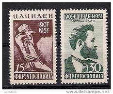 Yugoslavia 1953. Ilinden Uprising Mi.731/32 MNH - Unused Stamps