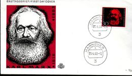 ALLEMAGNE  FDC 1968   Karl Marx - Karl Marx